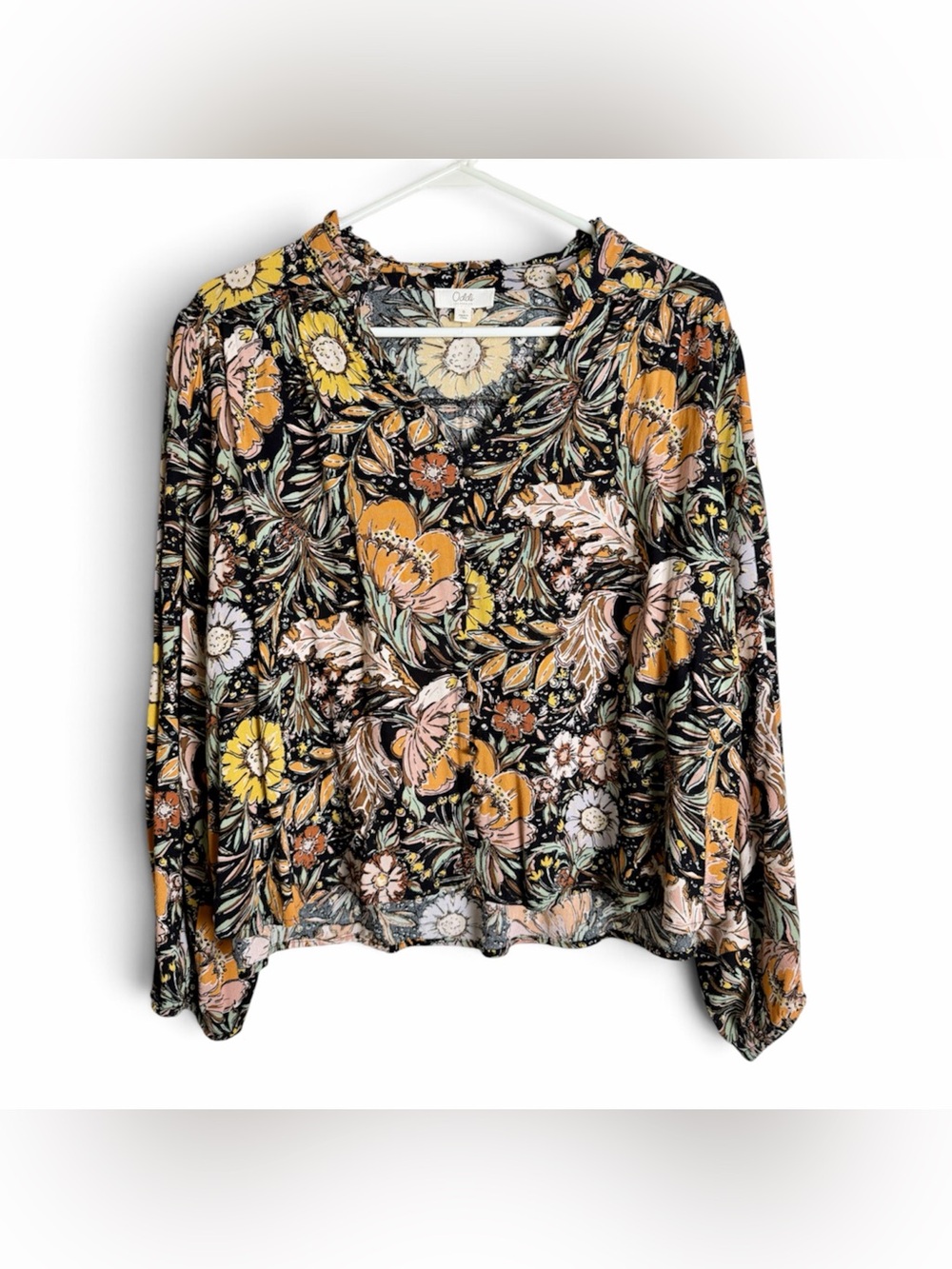 ODDY Floral Blouse Autumn Vibes size Small